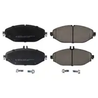 febi Bremsscheiben + Bel&auml;ge + Sensor f&uuml;r MERCEDES W205 S205 W213 S213 C/A238 vorne