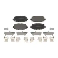 febi 184237 Bremsbel&auml;ge Bremskl&ouml;tze Bremsbelagsatz f&uuml;r JEEP Compass MP M6 MV M7 hinten