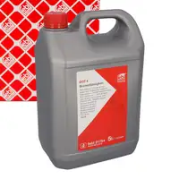 5L 5-liter febi 21754 DOT 4 brake fluid for AUDI, BMW, OPEL, SEAT, SKODA, and VW