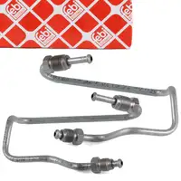 2x febi Bremsleitung Bremsschlauch f&uuml;r VW Caddy 3 hinten 2K0611763D + 2K0611764D