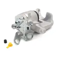 HIRSCHER Bremsscheiben + Bel&auml;ge + 2x febi Bremssattel f&uuml;r VW Golf 5 6 A3 Touran 8P hinten