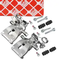 2x febi Bremssattel &Oslash; 38mm + F&uuml;hrungsh&uuml;lsen f&uuml;r FORD Mondeo 4 Kuga 1 S-Max WA6 hinten