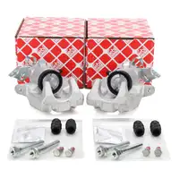 2x febi Bremssattel &Oslash; 38mm + F&uuml;hrungsh&uuml;lsen f&uuml;r VW Golf 4 8L Ibiza Leon 1M 1 hinten