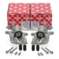 2x febi Bremssattel &Oslash; 38mm + F&uuml;hrungsh&uuml;lsen f&uuml;r VW Sharan 7M SEAT Alhambra 7V 16'' hinten