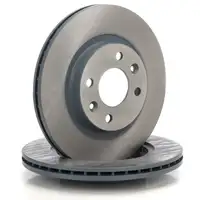 febi 09073 Bremsscheiben Satz f&uuml;r RENAULT Clio 1 2 Megane 1 Twingo 1 2 Logan Sandero vorne