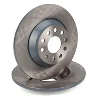 HIRSCHER Bremsscheiben + Bel&auml;ge + Sensor f&uuml;r VW Golf 7 Passat B8 Tiguan 8V vorne + hinten