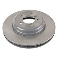 febi Bremsscheiben + Bel&auml;ge + Sensor f&uuml;r BMW 5er E60 E61 530-550i 530d 6er E63 E64 vorne