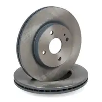 febi 108431 Brake Disc Set for MAZDA 2 DE_ DH_ 1.3, 1.5, 1.4/1.6 MZ-CD (front) DF71-33-251