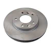 febi Bremsen Set Bremsscheiben + Bremsbel&auml;ge f&uuml;r KIA Carnival 1 2 2.5 V6 2.9 CRDi vorne