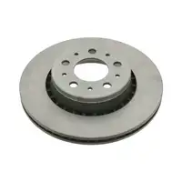 febi Bremsen Set Bremsscheiben + Bremsbel&auml;ge f&uuml;r VOLVO 740 760 940 960 vorne