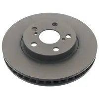 febi Bremsen Set Bremsscheiben + Bremsbel&auml;ge f&uuml;r TOYOTA Carina E 6 (_T19_) vorne