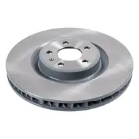 febi Brake Disc Set for PORSCHE Macan (95B) 2.0, 3.0 S / GTS, 3.6 Turbo (front)