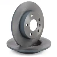 Brake discs + brake pads for OPEL Astra G, H, Meriva A, B, Zafira A, B (5-hole) with rear ABS