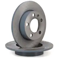 febi Bremsscheiben + Bel&auml;ge + TRW Bremssattel f&uuml;r VW Golf 4 8L1 IBiza 3 Fabia 1 2 hinten