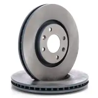 Bremsscheiben + Bremsbel&auml;ge f&uuml;r PSA Berlingo C3 I C4 I Xsara 1007 207 307 Partner vorne