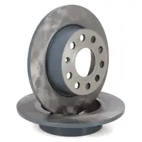 febi Bremsscheiben + Bel&auml;ge + Sensor f&uuml;r VW Golf 5 6 A3 8P leon 1P Octavia 2 vorne hinten