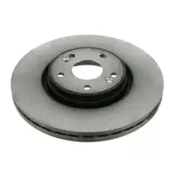 Brake discs + wheel bearings + brake pads for RENAULT Laguna 2 (16/17-inch front and rear)