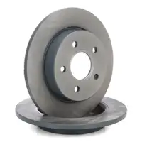 febi 24619 Bremsscheiben Satz f&uuml;r FORD Focus 2 MK2 C-Max DM2 hinten