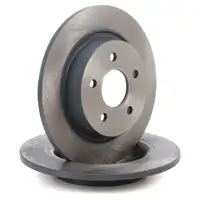 HIRSCHER Bremsscheiben + Bremsbel&auml;ge f&uuml;r VOLVO C30 C70 2 S40 2 V50 15 Zoll vorne + hinten