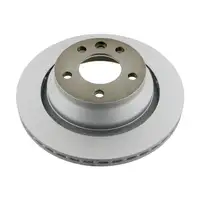 febi Bremsscheiben + Bel&auml;ge Sensor f&uuml;r VW Touareg 7L R5 TDI Multivan Transporter T5 hinten