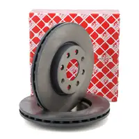 febi 28177 Bremsscheiben Satz Satz f&uuml;r OPEL Adam 14 Zoll Corsa D E FIAT Punto 199 vorne