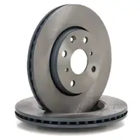 Bremsscheiben + Bremsbel&auml;ge f&uuml;r CITROEN C1 II PEUGEOT 107 108 TOYOTA Aygo B1 B4 vorne