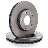 HIRSCHER Bremsen Set Bremsscheiben + Bremsbel&auml;ge f&uuml;r MAZDA 3 BK BL vorne + hinten