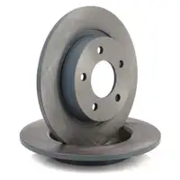 febi Bremsen Set Bremsscheiben + Bremsbel&auml;ge f&uuml;r MAZDA 3 (BK) (BL) 5 (CR) (CW) hinten