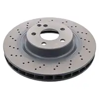 febi Bremsscheiben + Bel&auml;ge Sensor f&uuml;r MERCEDES E-Klasse W211 S211 E200 E200/220CDI vorne