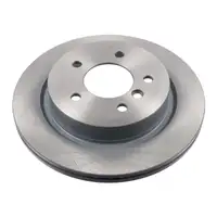 febi Bremsscheiben + Bremsbel&auml;ge + Sensor f&uuml;r BMW Z4 E89 sDrive18-35i ab 03.2010 hinten