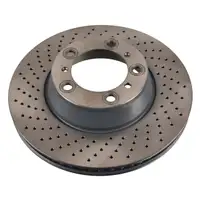 febi Bremsscheiben Satz f&uuml;r PORSCHE 996 Carrera GT3 Turbo GT2 997 3.8 Carrera S hinten