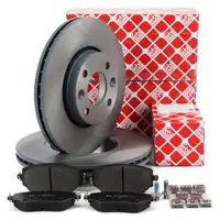 febi Bremsscheiben + Bremsbel&auml;ge f&uuml;r RENAULT Clio 5 16/17" DACIA Jogger RK_ 3 vorne