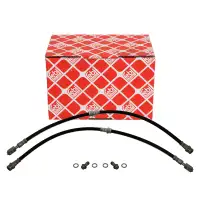 2x febi 43763 Bremsschlauch Bremsleitung f&uuml;r VW Tiguan 5N_ AUDI Q3 8U vorne 5N0611701A