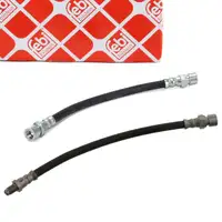 2x febi Bremsschlauch f&uuml;r VW Transporter Bulli T1 T2 1.5 1.6 ab 08.1968 1500.1600 hinten
