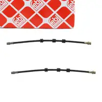 2x febi 23162 Front brake hose for VW Sharan 7M, SEAT Alhambra 7V, and FORD Galaxy WGR