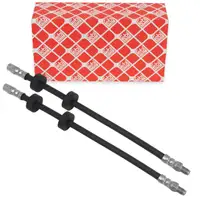 2x febi 06562 Bremsschlauch f&uuml;r VW Golf 1 2 Passat B1 B2 AUDI 80 90 100 vorne 171611701L