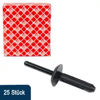 25x febi Clips Spreiznieten Blindnieten Befestigung für BMW 07142151750