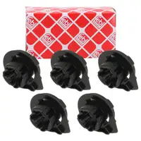 5x febi 198900 Halteclip Clip Befestigungsclip T&uuml;rverkleidung f&uuml;r AUDI BMW CUPRA SEAT