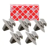 5x febi Halteclip Clip T&uuml;rverkleidung f&uuml;r NISSAN Primastar OPEL Vivaro A RENAULT Trafic 2