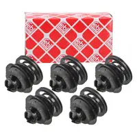 5x febi Halteclip T&uuml;rverkleidung f&uuml;r VW Golf 2 3 4 5 Passat B5 B5.5 Leon Superb 3B0868243