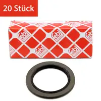 20x febi 31118 Dichtring &Ouml;lablassschraube f&uuml;r ALFA ROMEO CHEVROLET FIAT JEEP OPEL LANCIA