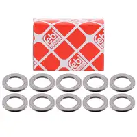 10x febi 194288 Dichtring &Ouml;lablassschraube f&uuml;r FIAT FORD HONDA HYUNDAI KIA MAZDA SUZUKI