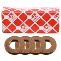 4x febi 103746 Dichtring Einspritzd&uuml;se f&uuml;r CITROEN FORD LAND ROVER MITSUBISHI PEUGEOT