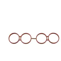 2x febi 28705 Dichtung Ansaugkr&uuml;mmer f&uuml;r MERCEDES A-Klasse W168 Vaneo CDI OM668 6680980065