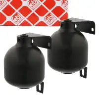 2x febi 03276 Druckspeicher Federung f&uuml;r MERCEDES W123 C123 W201 W126 hinten 1233200215