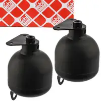 2x febi 07520 Druckspeicher f&uuml;r BMW 3er E30 Touring 5er E34 6er E24 7er E32 37211132043