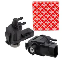 2x febi Druckwandler Abgassteuerung f&uuml;r VW T5 1.9/2.5 TDI Touareg 2.5 R5 TDI Phaeton TDI