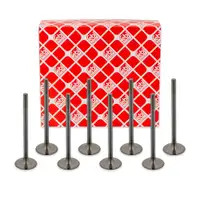 8x febi 17388 Einlassventil f&uuml;r OPEL Astra Corsa Vectra Zafira 1.4 1.6 1.8 90412712