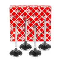 4x febi 19952 Einlassventil f&uuml;r VW Golf 3 Passat B3/B4 Sharan 7M Vento 1.9 TDI 028109601H