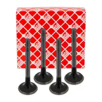 4x febi 19978 Einlassventil f&uuml;r VW Golf 3 Passat B3/B4 Transporter T4 Vento 80 1.9 TD/GTD